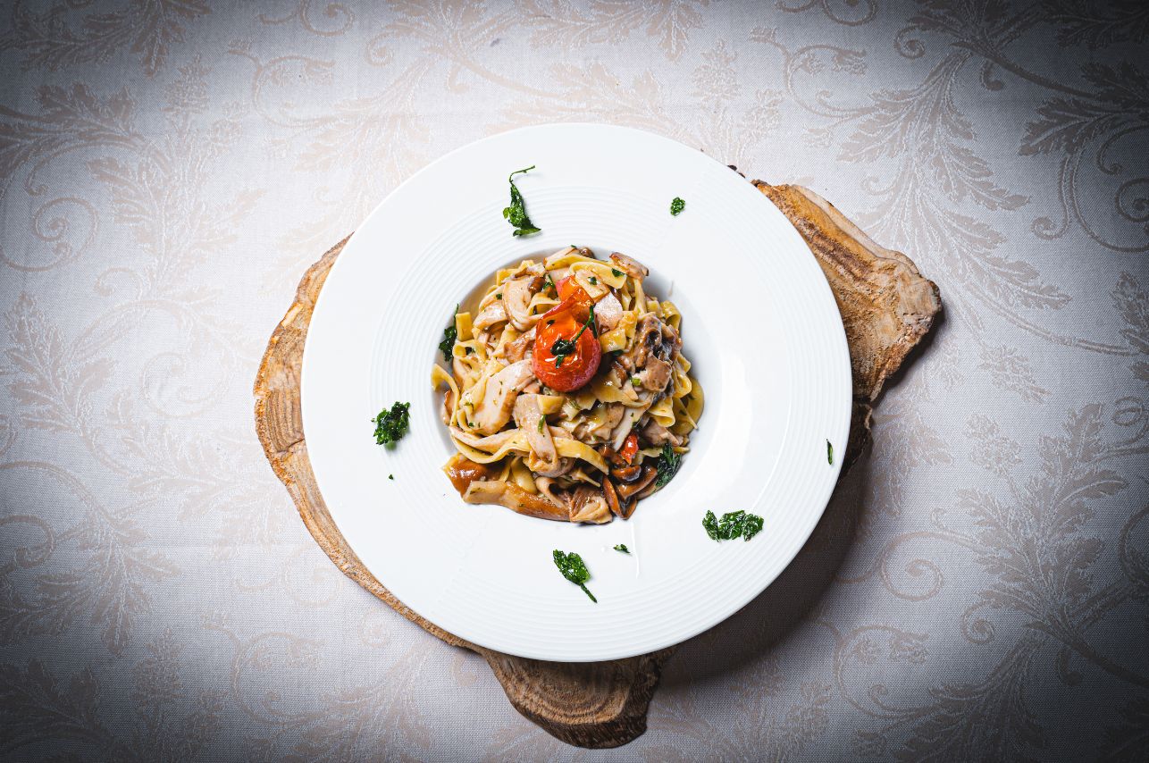 Menù eventi le Macinaie: tagliatelle ai funghi, monte amiata, menù eventi