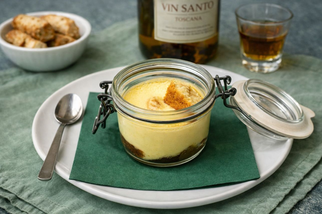 Tiramisù al vinsanto. Ristorante Le Macinaie, eventi, catering e matrimoni, Monte Amiata, Toscana