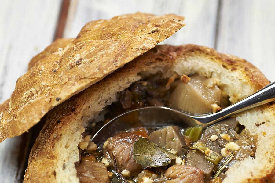 Zuppa di funghi e castagne - Ristorante Le Macinaie Amiata