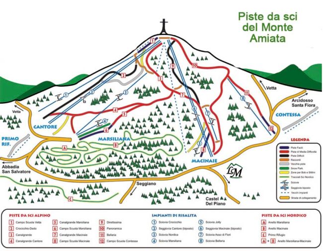 Cartina piste