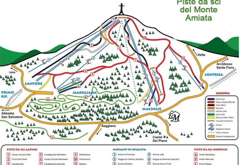 Cartina piste
