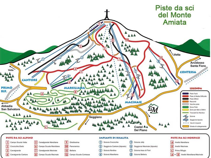 Cartina piste