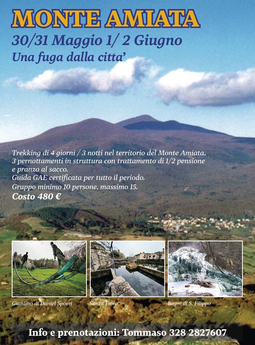 esperienza trekking sul monte amiata in toscana all'albergo Le Macinaie. 4 giorni nella faggetta, tra cammini, storia, borghi e natura.