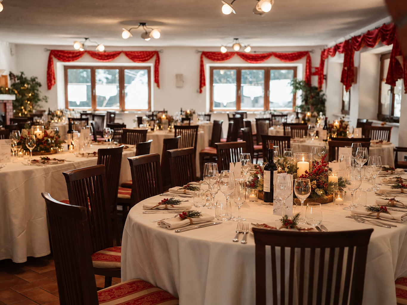 Natale al ristorante Le macinaie, ristorante per eventi aziendali, catering